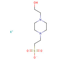 82207-62-3 potassium;2-[4-(2-hydroxyethyl)piperazin-1-yl]ethanesulfonate chemical structure