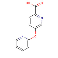 68559-38-6 5-pyridin-2-yloxypyridine-2-carboxylic acid chemical structure