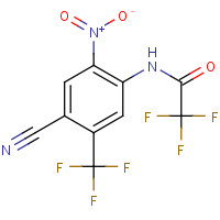 1155800-48-8 N-[4-cyano-2-nitro-5-(trifluoromethyl)phenyl]-2,2,2-trifluoroacetamide chemical structure