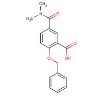 1285516-64-4 5-(dimethylcarbamoyl)-2-phenylmethoxybenzoic acid chemical structure