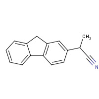 37411-84-0 2-(9H-fluoren-2-yl)propanenitrile chemical structure