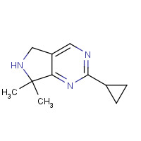 947305-18-2 2-cyclopropyl-7,7-dimethyl-5,6-dihydropyrrolo[3,4-d]pyrimidine chemical structure