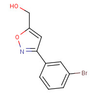 887574-50-7 [3-(3-bromophenyl)-1,2-oxazol-5-yl]methanol chemical structure