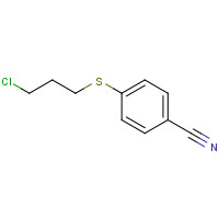 93498-68-1 4-(3-chloropropylsulfanyl)benzonitrile chemical structure