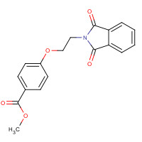 113459-58-8 methyl 4-[2-(1,3-dioxoisoindol-2-yl)ethoxy]benzoate chemical structure