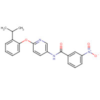 224794-90-5 3-nitro-N-[6-(2-propan-2-ylphenoxy)pyridin-3-yl]benzamide chemical structure