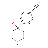 233261-72-8 4-(4-hydroxypiperidin-4-yl)benzonitrile chemical structure