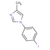 884199-51-3 1-(4-iodophenyl)-4-methylimidazole chemical structure