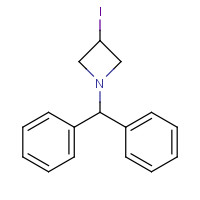 125735-40-2 1-benzhydryl-3-iodoazetidine chemical structure