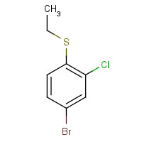 1310947-47-7 4-bromo-2-chloro-1-ethylsulfanylbenzene chemical structure