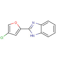 6504-24-1 2-(4-chlorofuran-2-yl)-1H-benzimidazole chemical structure