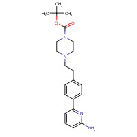 198209-44-8 tert-butyl 4-[2-[4-(6-aminopyridin-2-yl)phenyl]ethyl]piperazine-1-carboxylate chemical structure