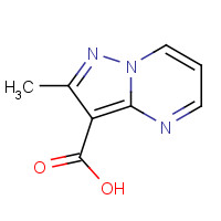 96319-38-9 2-methylpyrazolo[1,5-a]pyrimidine-3-carboxylic acid chemical structure