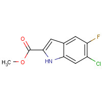 169674-00-4 methyl 6-chloro-5-fluoro-1H-indole-2-carboxylate chemical structure