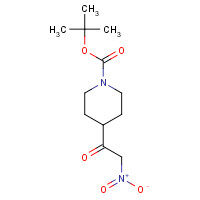 301221-55-6 tert-butyl 4-(2-nitroacetyl)piperidine-1-carboxylate chemical structure