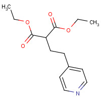 92501-98-9 diethyl 2-(2-pyridin-4-ylethyl)propanedioate chemical structure