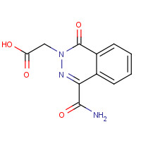 851879-17-9 2-(4-carbamoyl-1-oxophthalazin-2-yl)acetic acid chemical structure