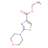 126533-95-7 ethyl 2-morpholin-4-yl-1,3-thiazole-4-carboxylate chemical structure