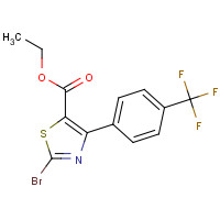 1188153-49-2 ethyl 2-bromo-4-[4-(trifluoromethyl)phenyl]-1,3-thiazole-5-carboxylate chemical structure