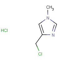 17289-30-4 4-(chloromethyl)-1-methylimidazole;hydrochloride chemical structure