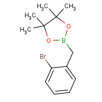 149989-79-7 2-[(2-bromophenyl)methyl]-4,4,5,5-tetramethyl-1,3,2-dioxaborolane chemical structure