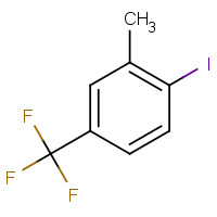 54978-36-8 1-iodo-2-methyl-4-(trifluoromethyl)benzene chemical structure