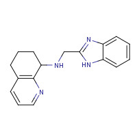 405058-94-8 N-(1H-benzimidazol-2-ylmethyl)-5,6,7,8-tetrahydroquinolin-8-amine chemical structure