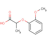 7309-51-5 2-(2-methoxyphenoxy)propanoic acid chemical structure