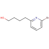 165105-43-1 4-(6-bromopyridin-2-yl)butan-1-ol chemical structure