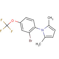 257285-02-2 1-[2-bromo-4-(trifluoromethoxy)phenyl]-2,5-dimethylpyrrole chemical structure