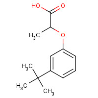 50397-71-2 2-(3-tert-butylphenoxy)propanoic acid chemical structure
