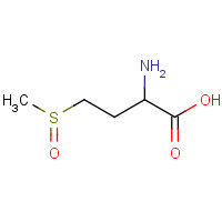 454-41-1 2-amino-4-methylsulfinylbutanoic acid chemical structure