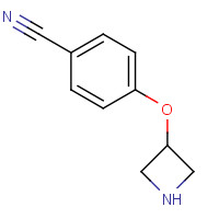949100-15-6 4-(azetidin-3-yloxy)benzonitrile chemical structure