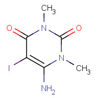 200190-41-6 6-amino-5-iodo-1,3-dimethylpyrimidine-2,4-dione chemical structure