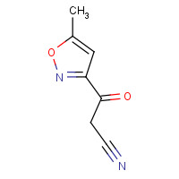 130371-64-1 3-(5-methyl-1,2-oxazol-3-yl)-3-oxopropanenitrile chemical structure