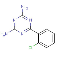 29366-77-6 6-(2-chlorophenyl)-1,3,5-triazine-2,4-diamine chemical structure