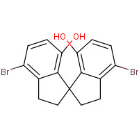 636601-27-9 7,7'-dibromo-3,3'-spirobi[1,2-dihydroindene]-4,4'-diol chemical structure