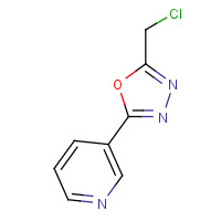 677347-79-4 2-(chloromethyl)-5-pyridin-3-yl-1,3,4-oxadiazole chemical structure