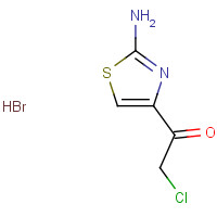 89721-49-3 1-(2-amino-1,3-thiazol-4-yl)-2-chloroethanone;hydrobromide chemical structure