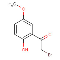 203524-87-2 2-bromo-1-(2-hydroxy-5-methoxyphenyl)ethanone chemical structure