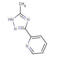 25433-36-7 2-(5-methyl-1H-1,2,4-triazol-3-yl)pyridine chemical structure