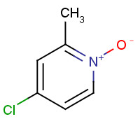 696-08-2 4-chloro-2-methyl-1-oxidopyridin-1-ium chemical structure