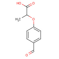 51264-78-9 2-(4-formylphenoxy)propanoic acid chemical structure