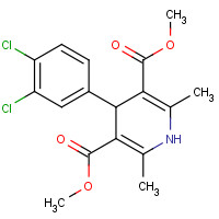 303101-05-5 dimethyl 4-(3,4-dichlorophenyl)-2,6-dimethyl-1,4-dihydropyridine-3,5-dicarboxylate chemical structure