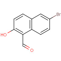 53815-56-8 6-bromo-2-hydroxynaphthalene-1-carbaldehyde chemical structure