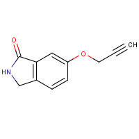 917884-87-8 6-prop-2-ynoxy-2,3-dihydroisoindol-1-one chemical structure