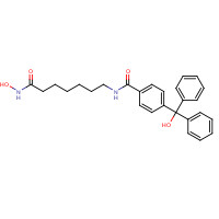 1316214-99-9 N-[7-(hydroxyamino)-7-oxoheptyl]-4-[hydroxy(diphenyl)methyl]benzamide chemical structure