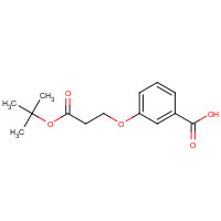 1280213-15-1 3-[3-[(2-methylpropan-2-yl)oxy]-3-oxopropoxy]benzoic acid chemical structure