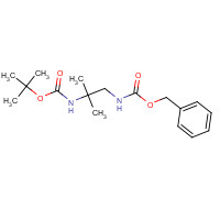 169954-67-0 benzyl N-[2-methyl-2-[(2-methylpropan-2-yl)oxycarbonylamino]propyl]carbamate chemical structure