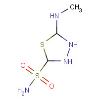 104253-34-1 5-(methylamino)-1,3,4-thiadiazolidine-2-sulfonamide chemical structure